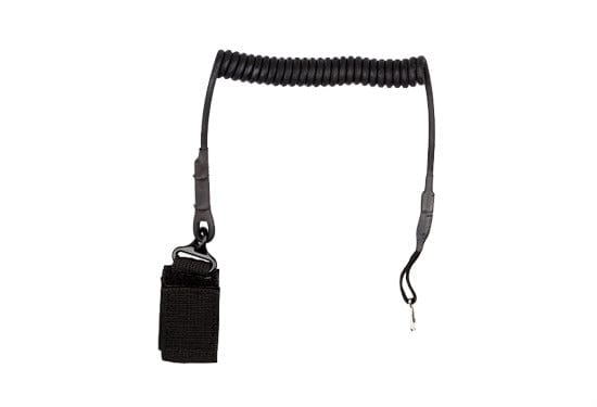 Pistol retention lanyard
