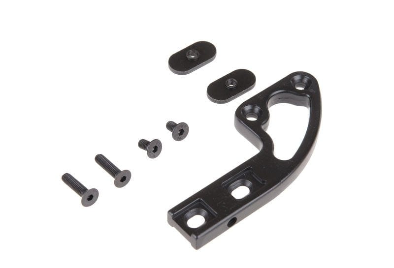 Aluminum flashlight mount - black