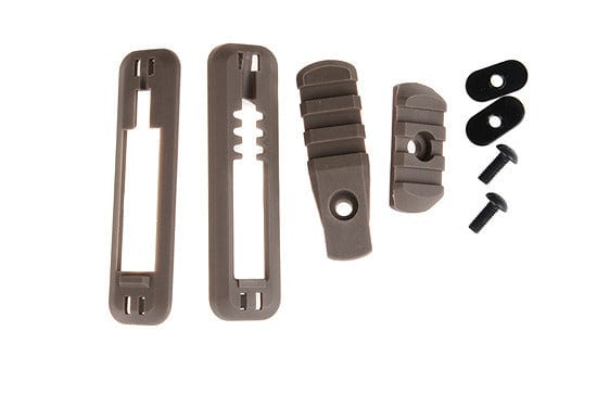 RIS rail with pressure switch mount for the MOE front grip by Element on Airsoft Mania Europe