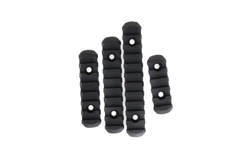 A set of RIS rails polymer for the MOE grip - black