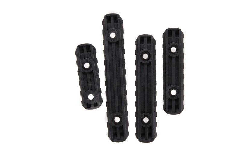 A set of RIS rails polymer for the MOE grip - black