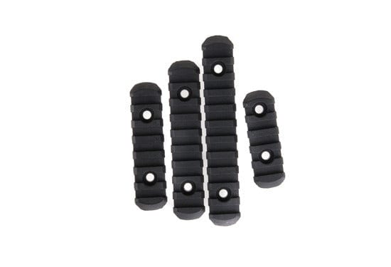 A set of RIS rails polymer for the MOE grip - black