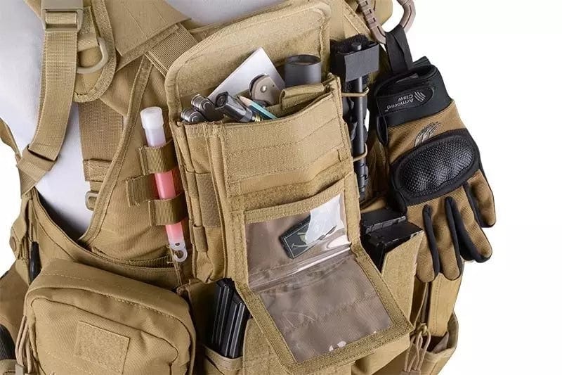 Admin panel with map pouch – green