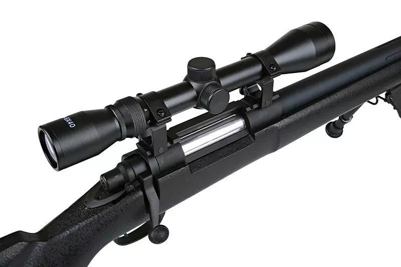 SW-04J Army sniper with scope and bipod - black