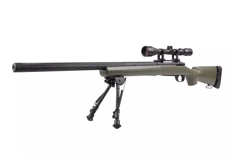 SW-04J Army sniper with scope and bipod - olive