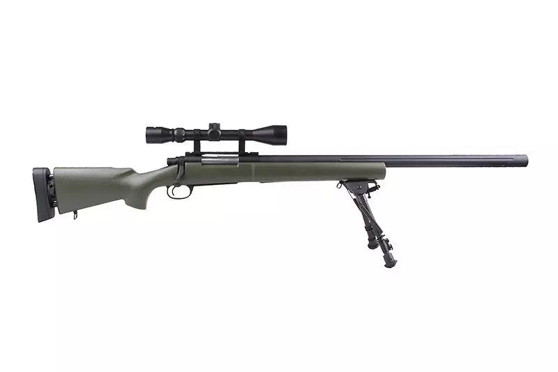 SW-04J Army sniper with scope and bipod - olive