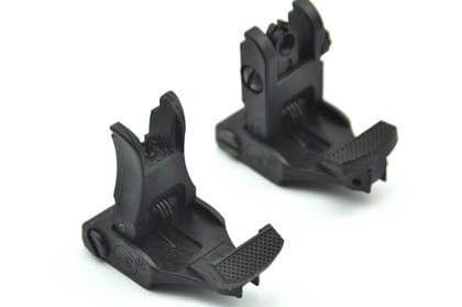 Folding flip-up sights