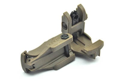 Folding flip-up sights