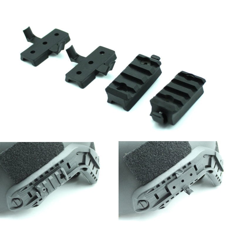 Set of mounting rails for the FAST type helmets by FMA on Airsoft Mania Europe