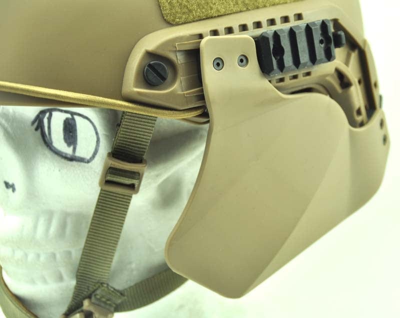 Set of side covers for the FAST type helmets- dark earth by FMA on Airsoft Mania Europe