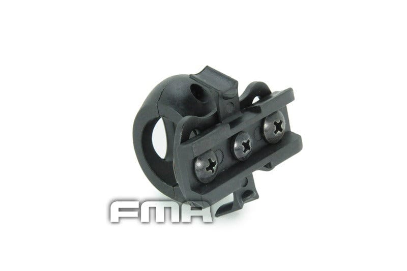 0.83'' / 21 mm Flashlight helmet mount – black by FMA on Airsoft Mania Europe