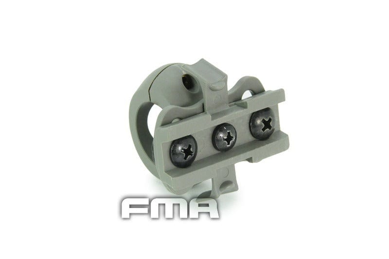 0.83'' / 21 mm Flashlight helmet mount – foliage green by FMA on Airsoft Mania Europe