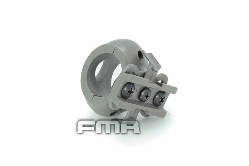 Flashlight helmet mount (25mm) - foliage green by FMA on Airsoft Mania Europe