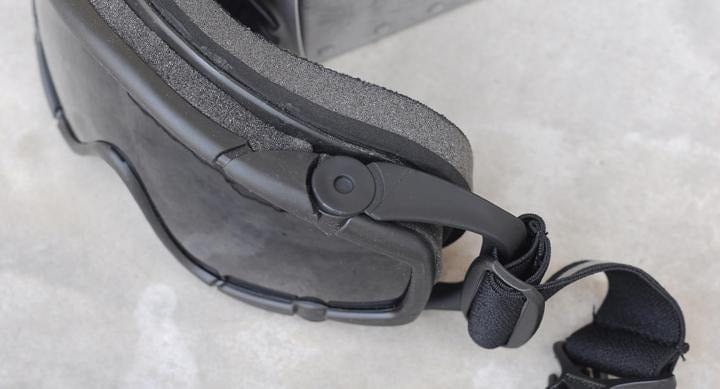 Tactical goggles with helmet mount