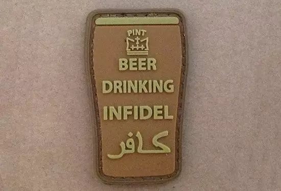 Patch 3D - Beer drinking infidel - Coyote