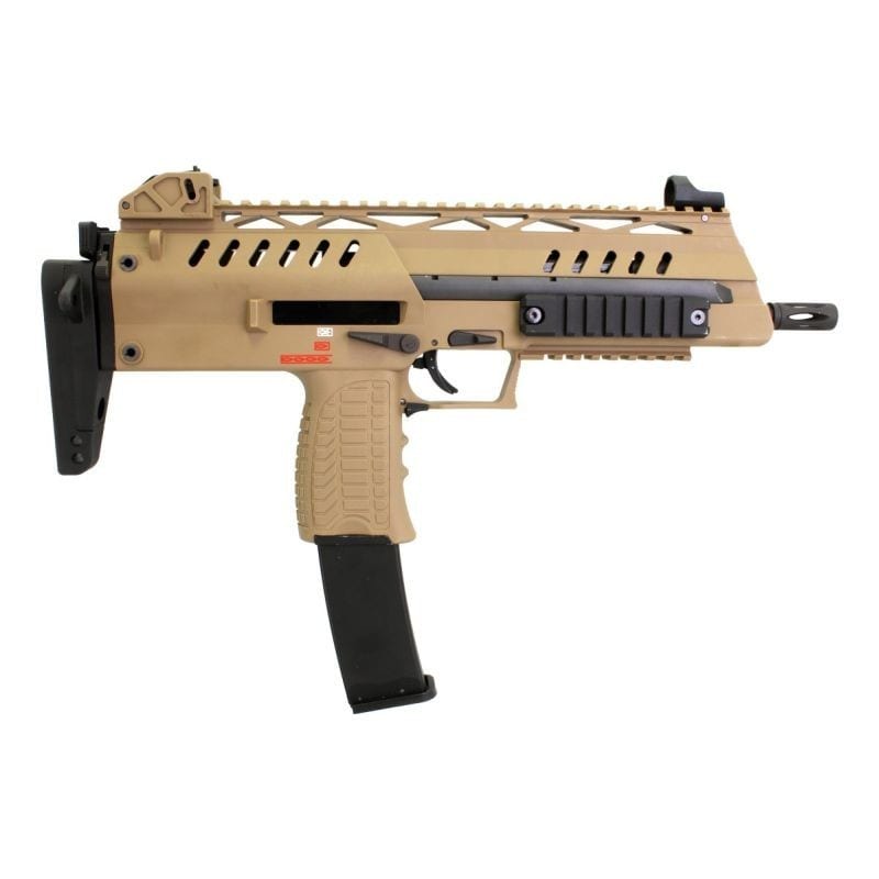 SMG8 sub machinegun replica - tan by WE on Airsoft Mania Europe