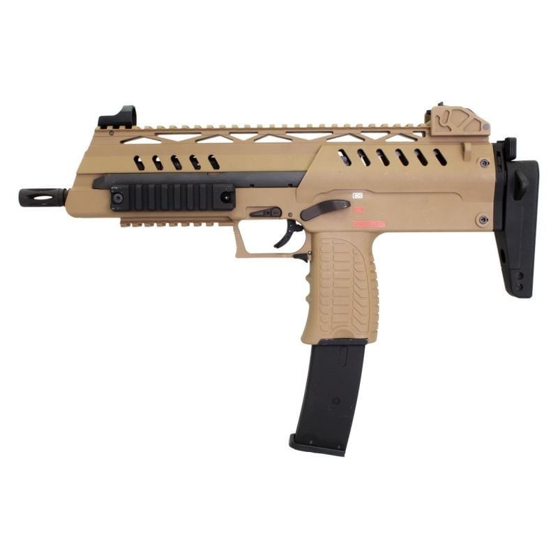 SMG8 sub machinegun replica - tan by WE on Airsoft Mania Europe