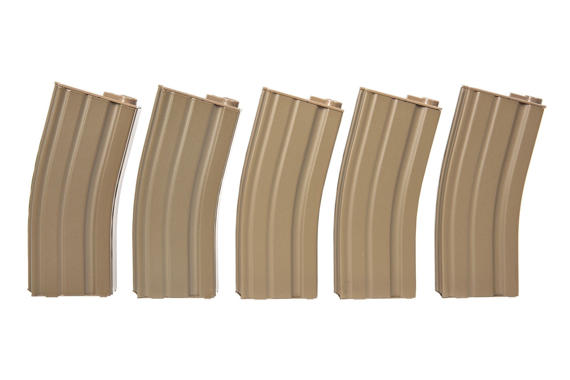 5pcs set - 70rd low-cap magazine for M4 / M16 - tan by Specna Arms on Airsoft Mania Europe