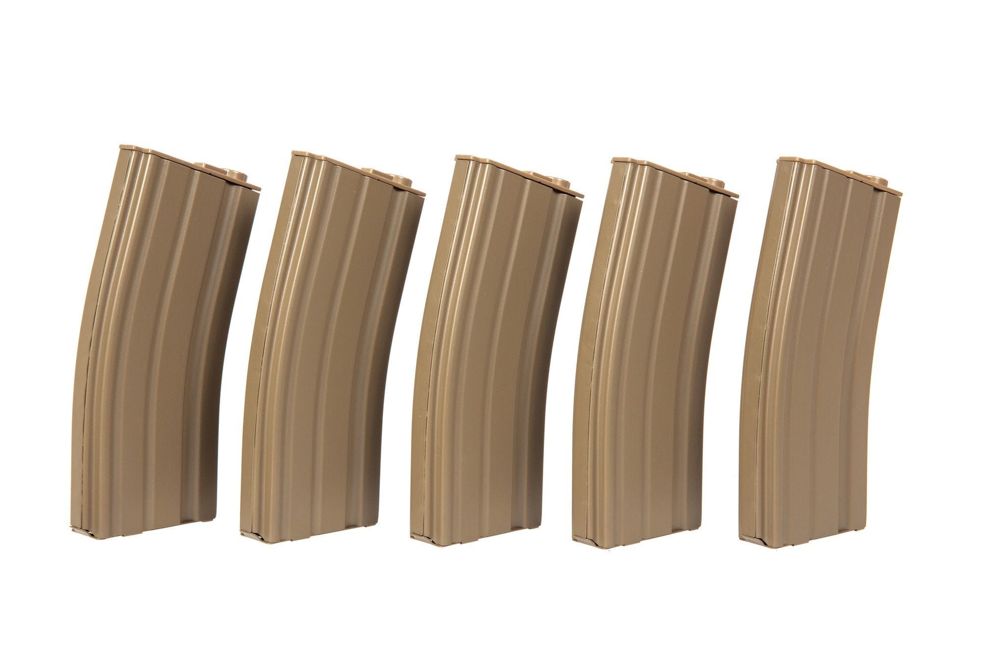 5pcs set - 30rd Real-cap magazine for M4 / M16 - tan by Specna Arms on Airsoft Mania Europe