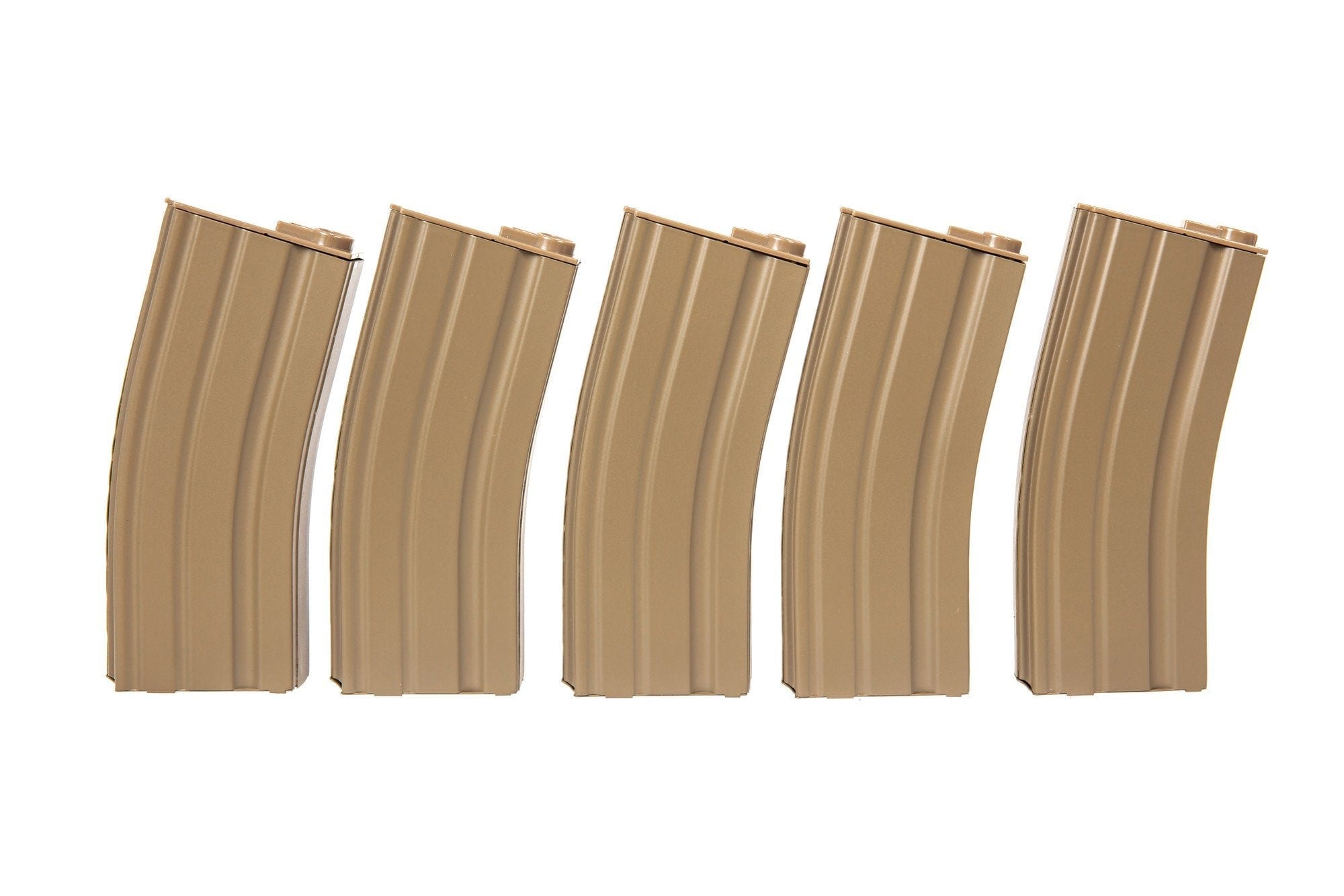 5pcs set - 30rd Real-cap magazine for M4 / M16 - tan by Specna Arms on Airsoft Mania Europe