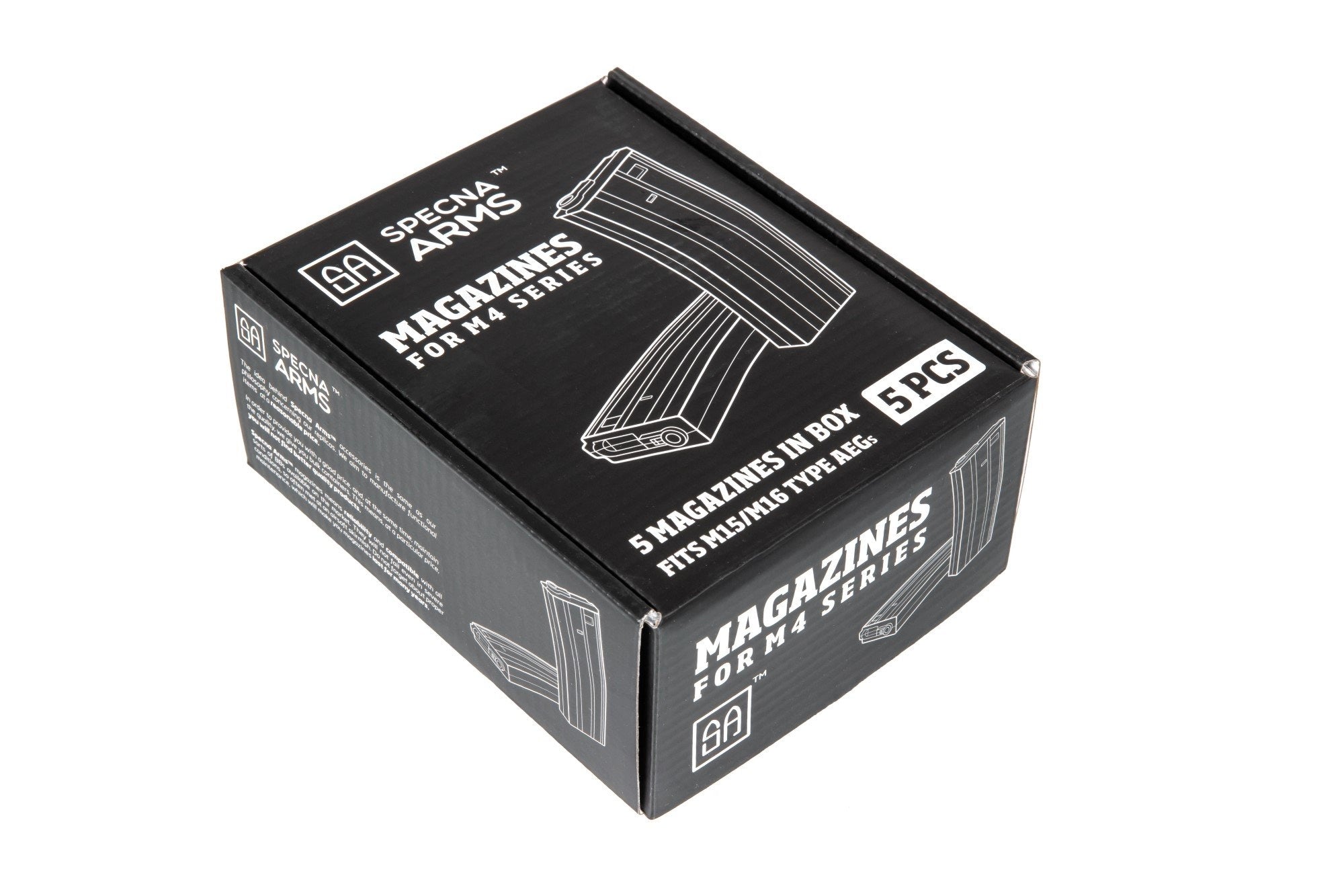 5 x 300 BBs M4 Magazine - Gray