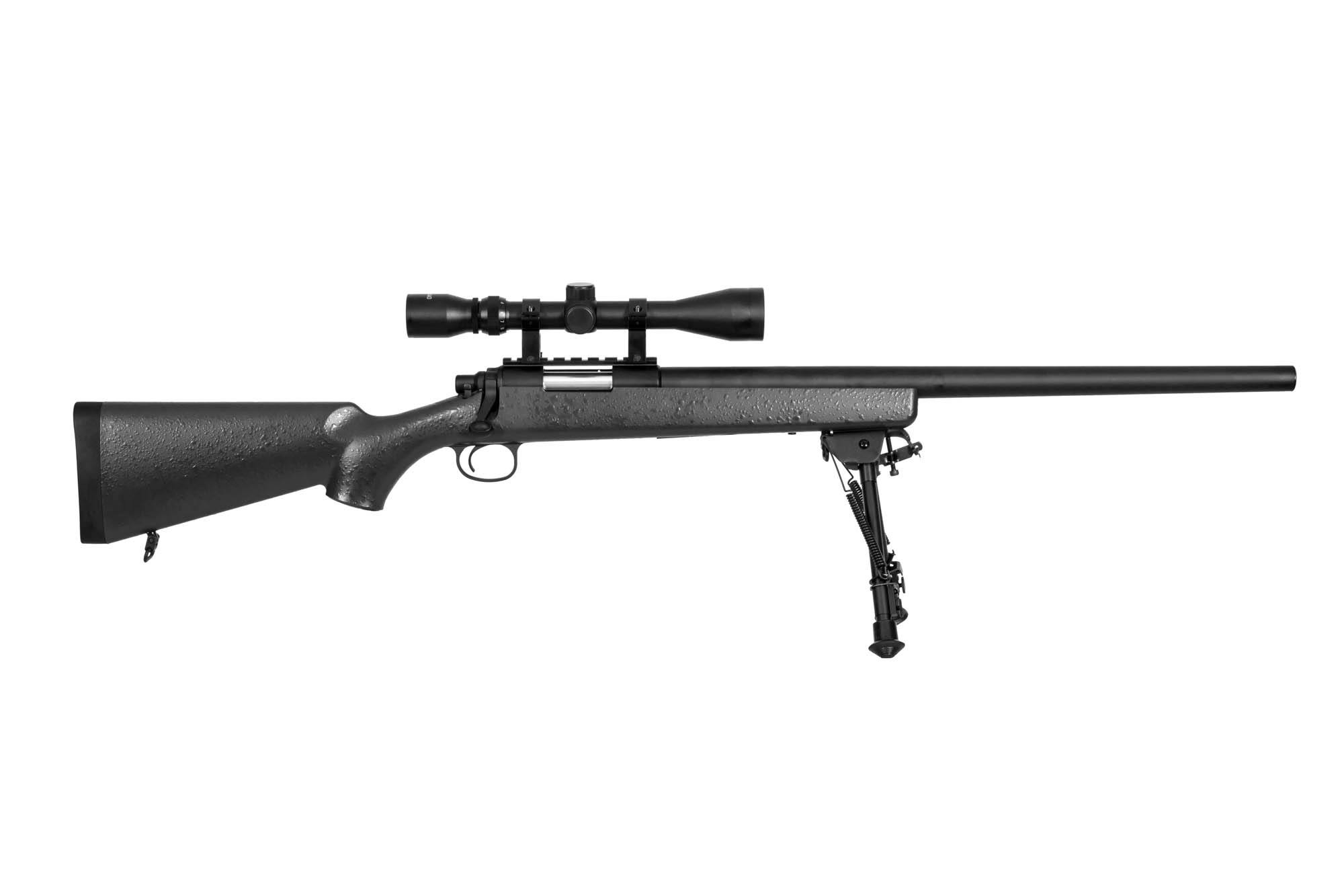 SW-10 Sniper Rifle (with scope + bipod) - black