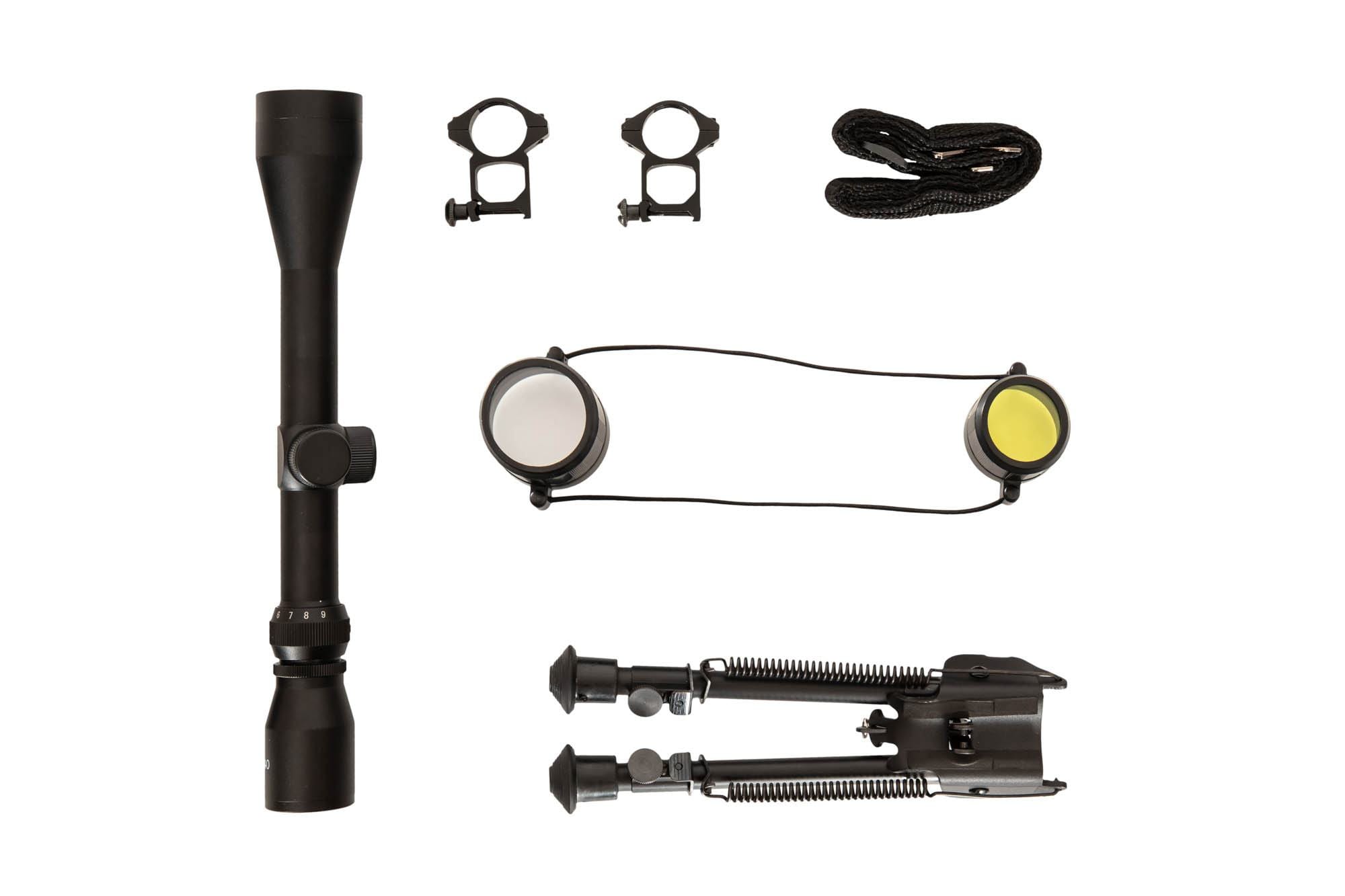 SW-10 Sniper Rifle (with scope + bipod) - black