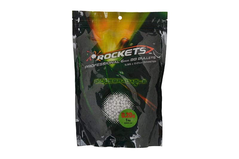Rockets BIO 0,20g BBs - 1kg - white