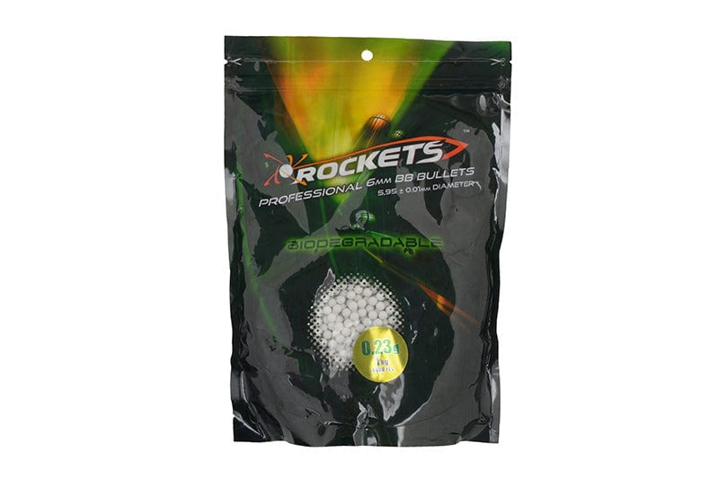 Rockets BIO 0,23g BBs - 1kg - white