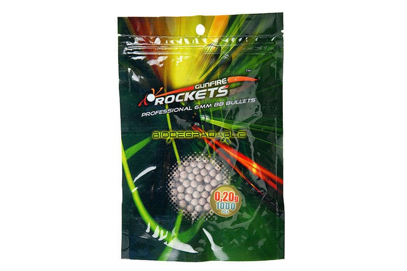 Rockets BIO 0,20g BBs - 1000pcs - white