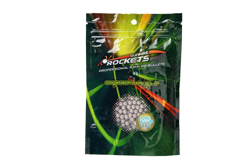 Rockets BIO 0,25g BBs - 1000pcs - white