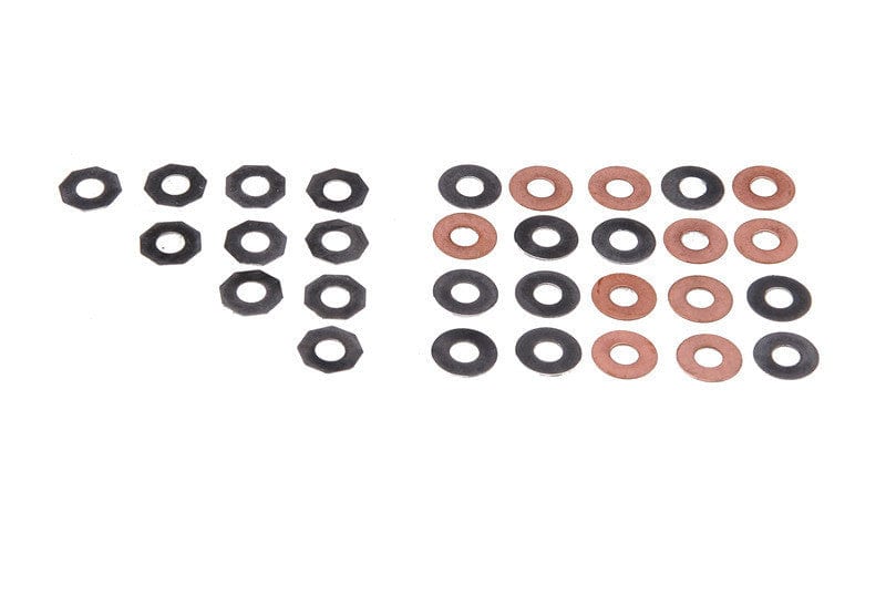 Steel shims set