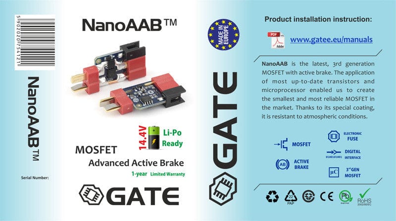 Mosfet gate NanoAAB
