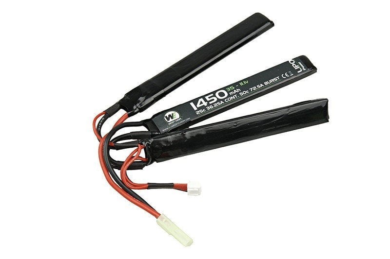 LiPo 1450mAh 11.1V 25C battery - 3pcs