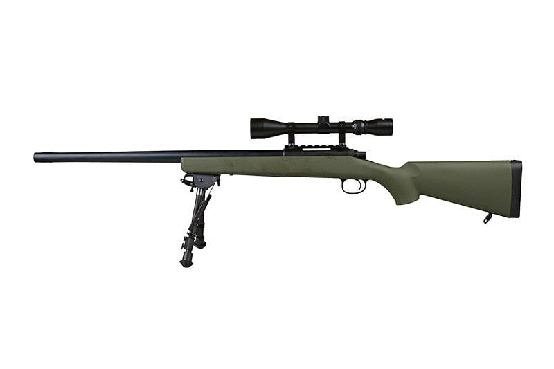 Airsoft Sniper Rifle SW-10 (with scope and bipod) - olive