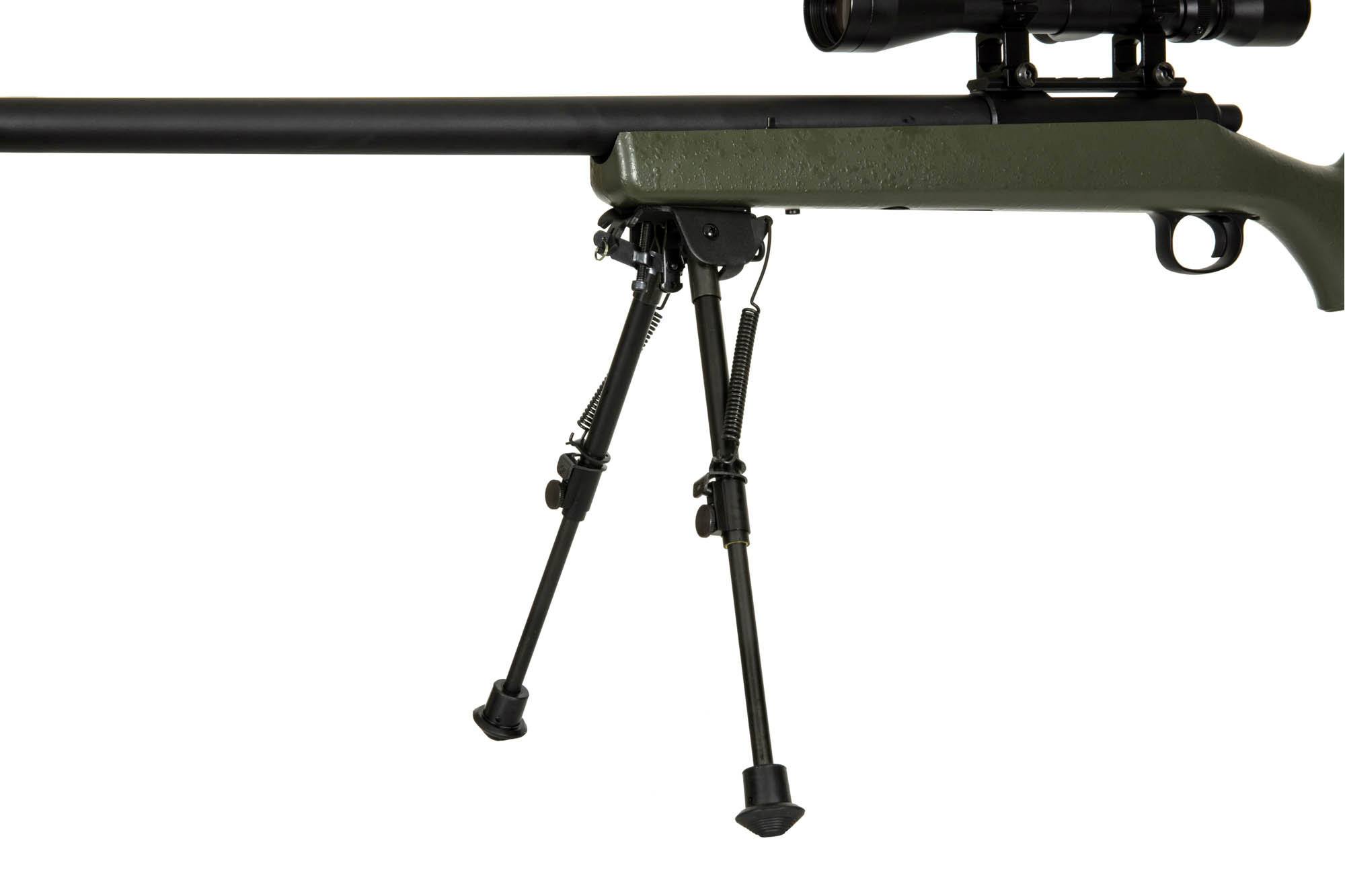 Airsoft Sniper Rifle SW-10 (with scope and bipod) - olive