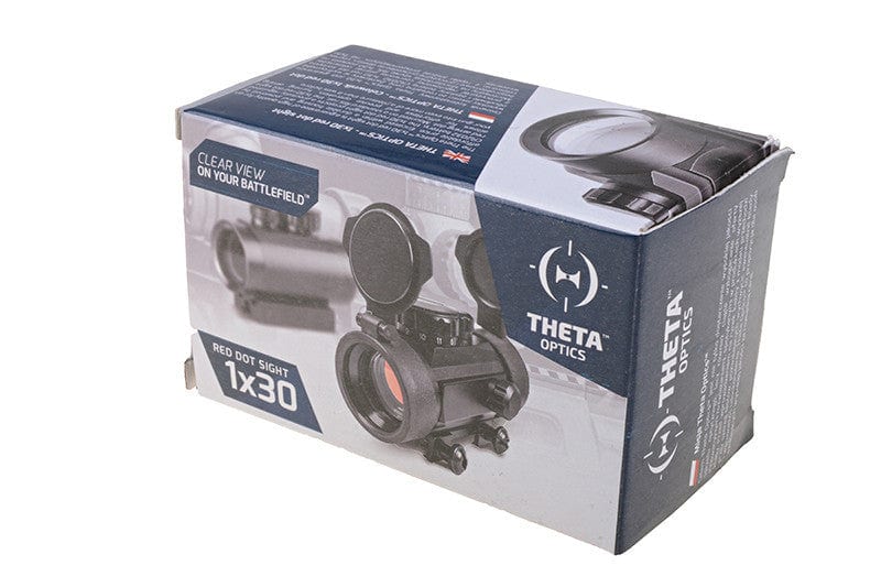 1x30 Reflex Red Dot Sight Replica - Black-Theta Optics-Airsoft Mania Europe