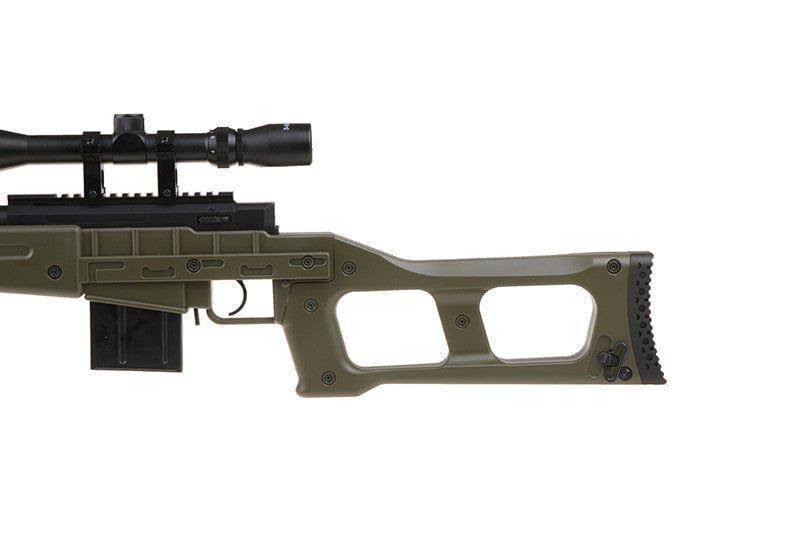 MB4409D replica sniper rifle - with scope and bipod - olive