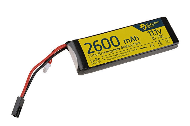 ELECTRO RIVER LiPo 11,1V 2600mAh 25/50C