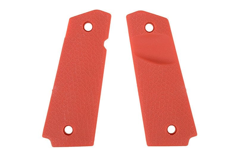 Pik style Colt 1911 type grip cover - Red