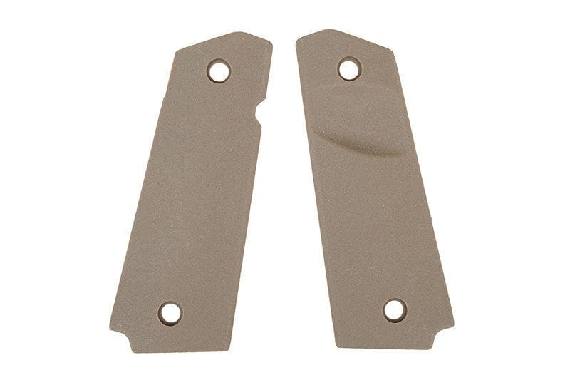 Colt 1911 Grip Side Linings - Dark Earth