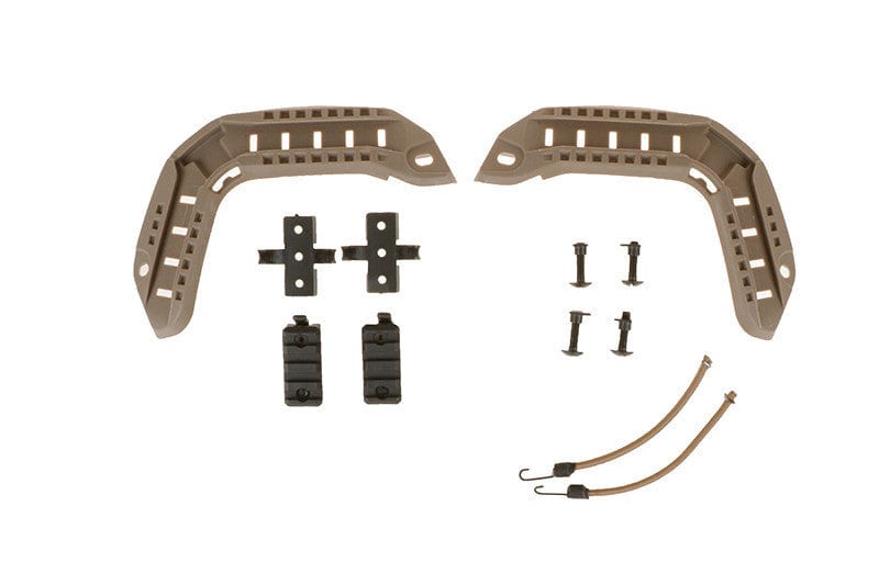 Helmet Mounting Rail - dark earth