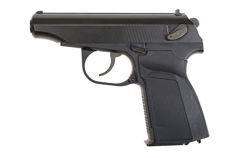 Makarov Pistol Replica with a Silencer - black