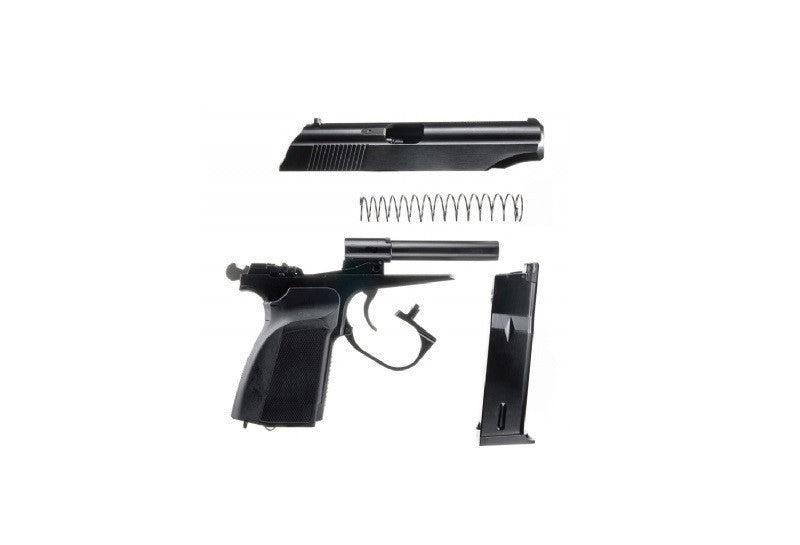 Makarov Pistol Replica with a Silencer - black