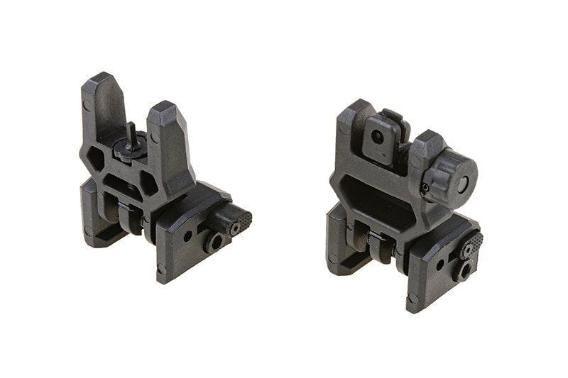Biohazard Set of Flip-Up Iron Sights – Black