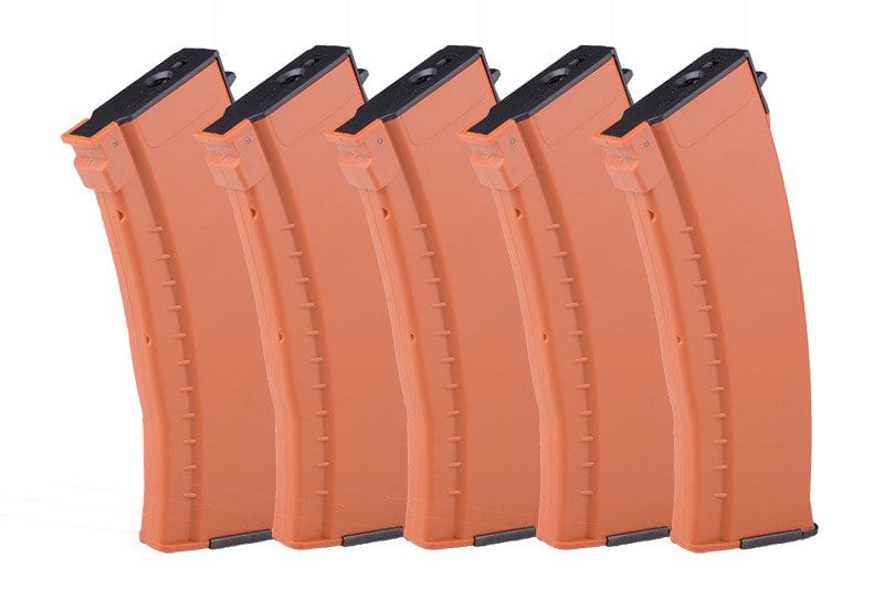 Set of 5 120rd midcap bakelite magazine for AK74