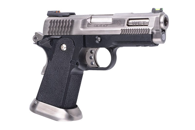 Hi-Capa 3.8 Force Brontosaurus Pistol Replica – Silver by WE on Airsoft Mania Europe