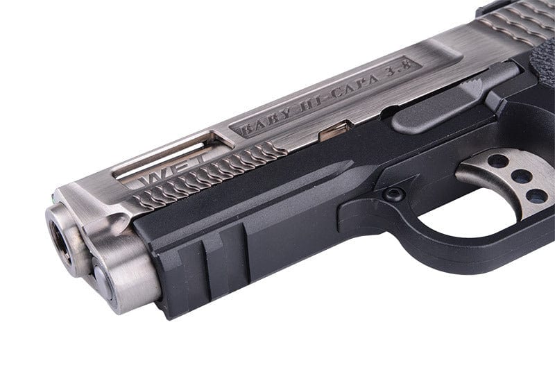 Hi-Capa 3.8 Force Brontosaurus Pistol Replica – Silver by WE on Airsoft Mania Europe