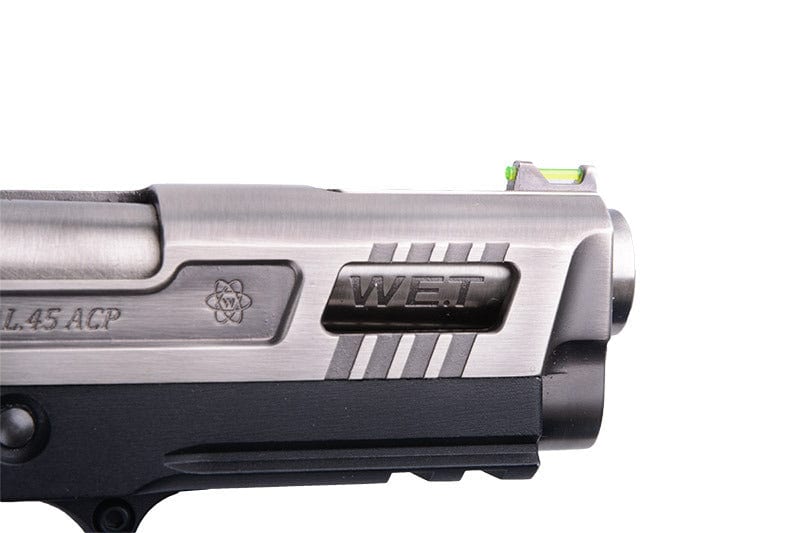 Hi-Capa 3.8 Force “Velociraptor” Pistol Replica – Silver by WE on Airsoft Mania Europe