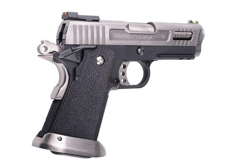 Hi-Capa 3.8 Force “Velociraptor” Pistol Replica – Silver by WE on Airsoft Mania Europe